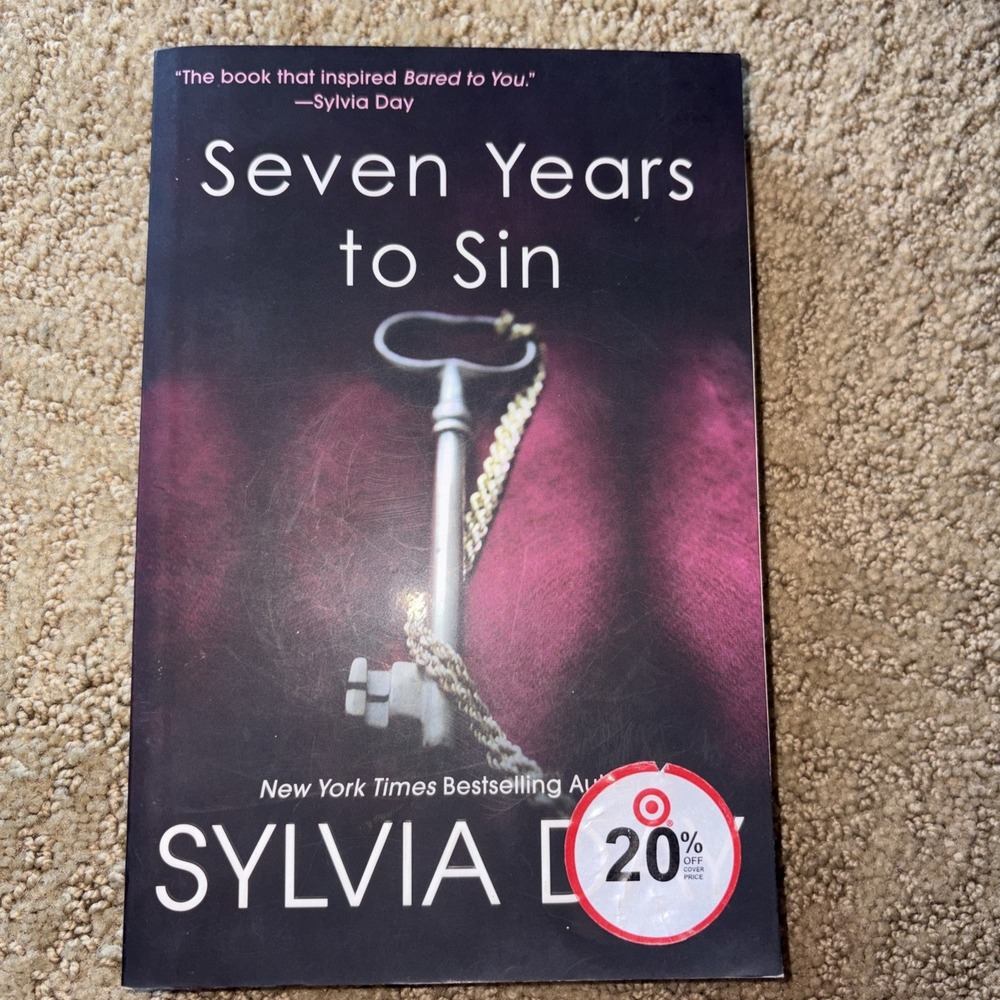 Seven Years to Sin by Sylvia Day 2012 Trade Paperback Historical Romance Novel